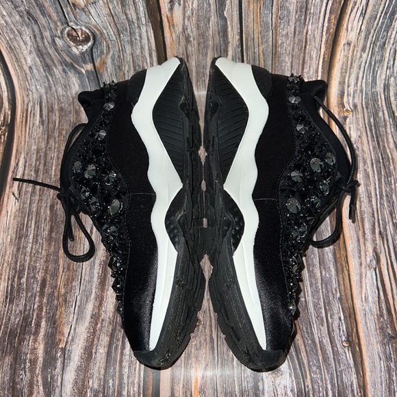 Ash Black Muse Beaded Chunky Sneakers 370049 37M - Picture 5 of 10